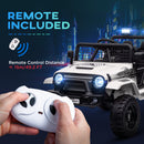 AIYAPLAY Kids Ride On Car, 12V Electric Truck W/ Suspension - Blue/Green/Pink/White