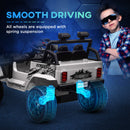 AIYAPLAY Kids Ride On Car, 12V Electric Truck W/ Suspension - Blue/Green/Pink/White