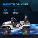 AIYAPLAY Kids Ride On Car, 12V Electric Truck W/ Suspension - Blue/Green/Pink/White