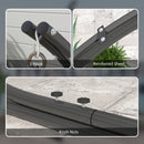 Outsunny Hammock Chair Stand w/ Extra Large Base, Hanging Hammock Stand Only