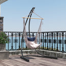 Outsunny Hammock Chair Stand w/ Extra Large Base, Hanging Hammock Stand Only