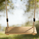 AIYAPLAY Swing Seat With Adjustable Wooden Seat For Kids