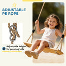 AIYAPLAY Swing Seat With Adjustable Wooden Seat For Kids
