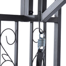 Outsunny Outdoor Garden 2 Seater Canopy Swing Seat Porch Loveseat Hammock Chair