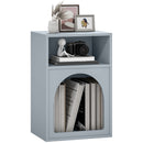 HOMCOM Bedside Table, Modern Bedside Cabinet For Bedroom