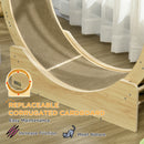 PawHut Cat Wheel With Brake, Scratching Pads For Health