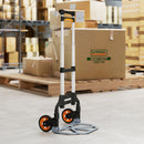 HOMCOM Lightweight Sack Truck With 70kg Capacity, Folding Trolley, Silver