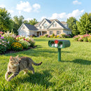 Outsunny Cat Repellent For Gardens, Solar Ultrasonic PIR Fox Cat Deterrent
