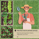 Outsunny Raised Garden Bed Elevated Planter Box for Flowers Grey