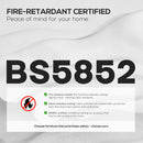 HOMCOM Chesterfield-style Wing Back Armchair Tufted Accent Chair Grey