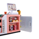 Kidkid 46PCS Kids Mini Supermarket Playset With Cash Register Scanner