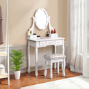Livingandhome Elegant Lighted Makeup Vanity Desk