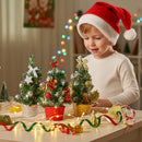 Lifeideas 3PCS Mini Tabletop Christmas Trees