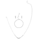 Modishion 3-Piece Rhinestone Jewellery Set