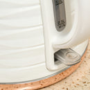 HOMCOM Electric Kettle, Fast Boil, 1.7L, 3kW, Swivel, Ripple