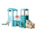 Kidkid Kids Slide and Climber Playset with Balls and Ring Toss