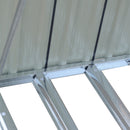 Garden Sanctuary Garden Outdoor Metal Firewood Log Storage Shed