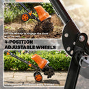 Outsunny 1500W Electric Tiller With 40cm Working Width, 20cm Tilling Depth