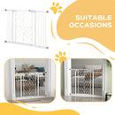 Pressure Fit Safety Gate w/ Auto Closing Door, Double Locking