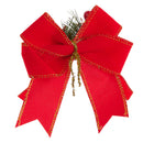 Lifeideas 6-Pack Decorative Bows with Pine Cones