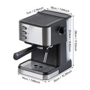 Livingandhome 1.5L Espresso Machine With Milk Frother