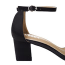 Ankle Strap Open Toe Block Heels Pumps Sandals