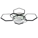 Cottonfy UK Geometric LED Ceiling Fan Light