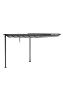 Breeins Outdoor Lean To Retractable Pergola With Canopy