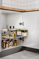 Lifeideas Metal Sliding Kitchen Cabinet Pull Out Wire Basket Organizer