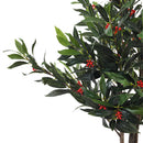 Breeins Artificial Olive Tree Decorative Plant In Planter
