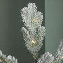 1.5m (5ft) Light up Snow Flocked Christmas Pine Tree with 240 Warm White LEDs