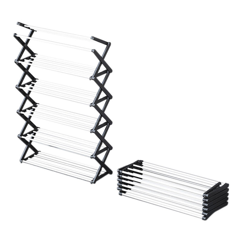 Lifeideas Foldable Multi-Tier Metal Shoe Rack