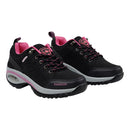 Breathable Lightweight Trainers - Black & Pink