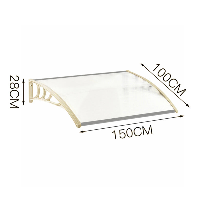 Garden Sanctuary Window Door Awning Canopy with Brackets