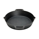 Lifeideas Round Cast Iron Skillet with Handles