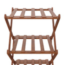 Cottonfy UK 7-Tier Bamboo Folding Shoe Rack