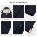 Winter Mid-Length Padded Coat Jacket With Hood