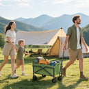 Outsunny 41L Festival Trolley, 60kg Heavy Duty Folding Trolley Cart