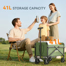 Outsunny 41L Festival Trolley, 60kg Heavy Duty Folding Trolley Cart