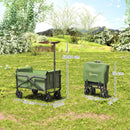 Outsunny 41L Festival Trolley, 60kg Heavy Duty Folding Trolley Cart
