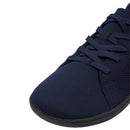 Wide Fit Trainers Comfortable Running Trainers - Navy