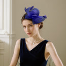 Blue Vintage Fashion Fascinator
