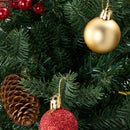 Lifeideas 2-Pack Artificial Christmas Trees with Decorations and LED Lights