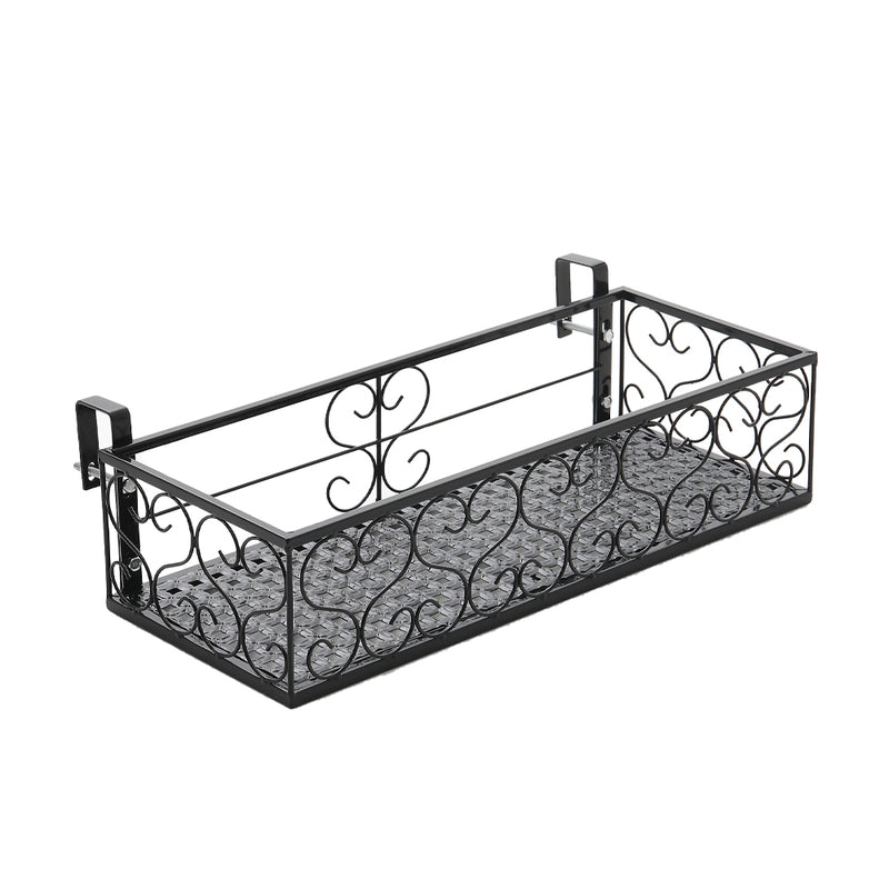 Breeins Hanging Railing Planter Flower Pot Holder
