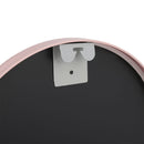 Livingandhome Modern Oval Metal Full Length Wall Mirror Rose Gold