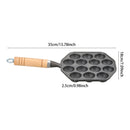 Breeins 14-Hole Cast Iron Takoyaki Pan