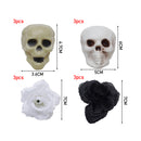 Skulls Roses Ornament Set