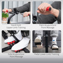 HOMCOM Pedal Rehabilitation Exercise Bike for Seniors and Elderly Black&Red