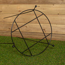 80cm X 45cm Large Cottage Heavy Duty Black Metal Herbaceous Garden Plant Support Grow Through