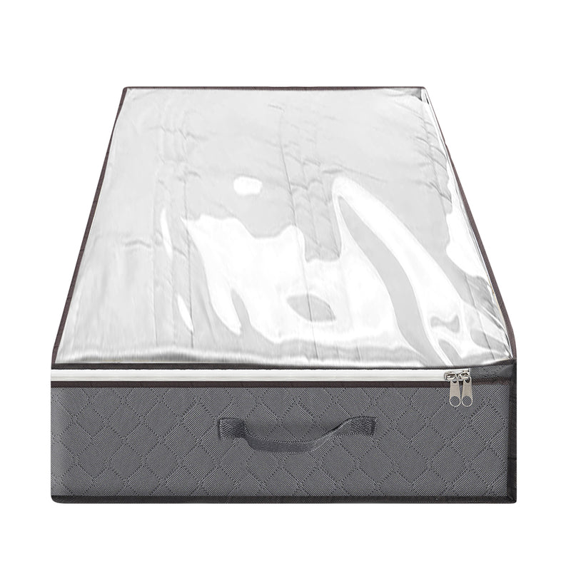 Lifeideas Fabric Clothes Quilt Storage Box with Handles